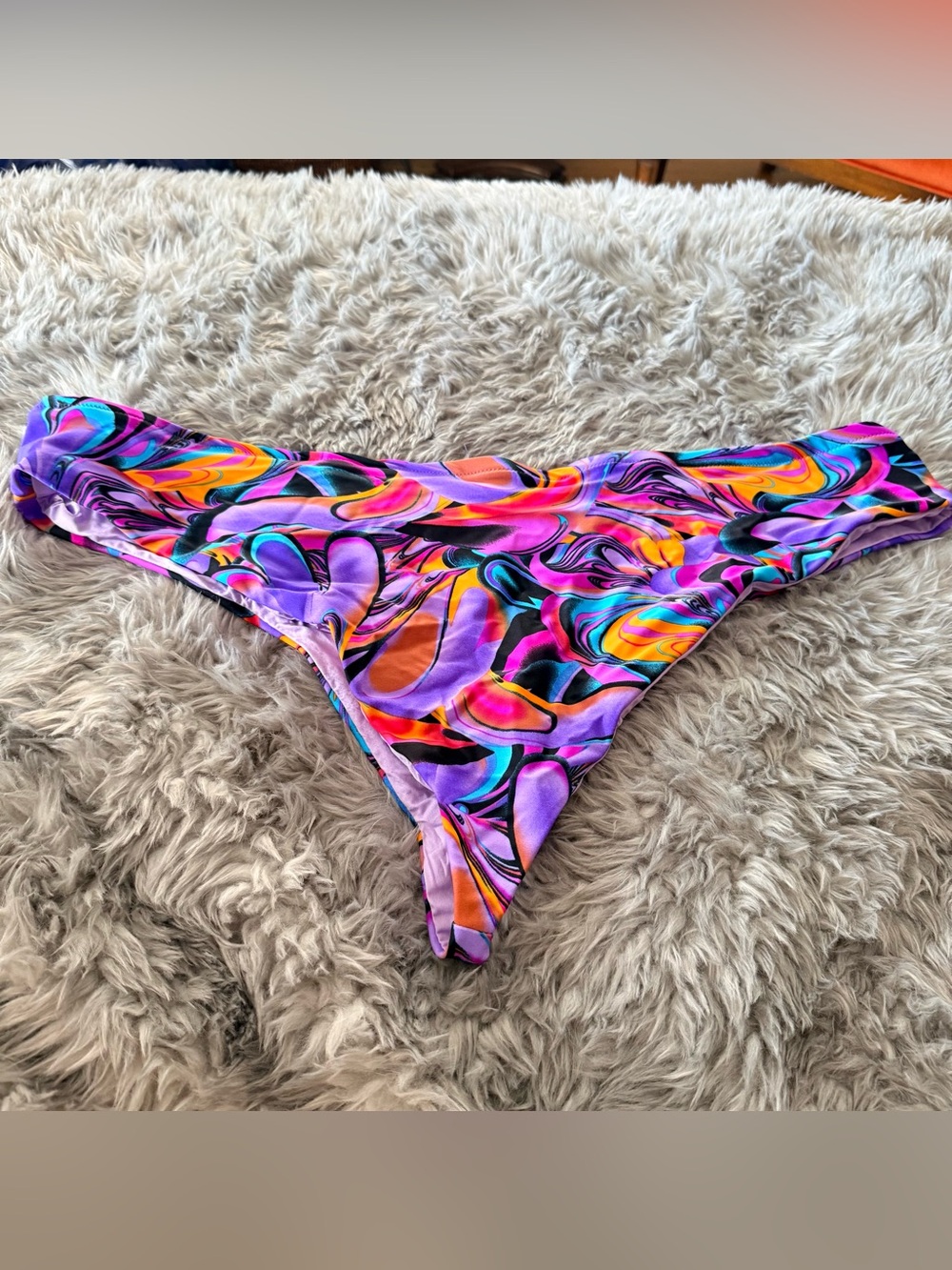 Curvy Beach purple haze cheeky bottom 3x